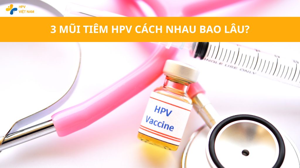 3 MŨI TIÊM HPV CÁCH NHAU BAO LÂU?