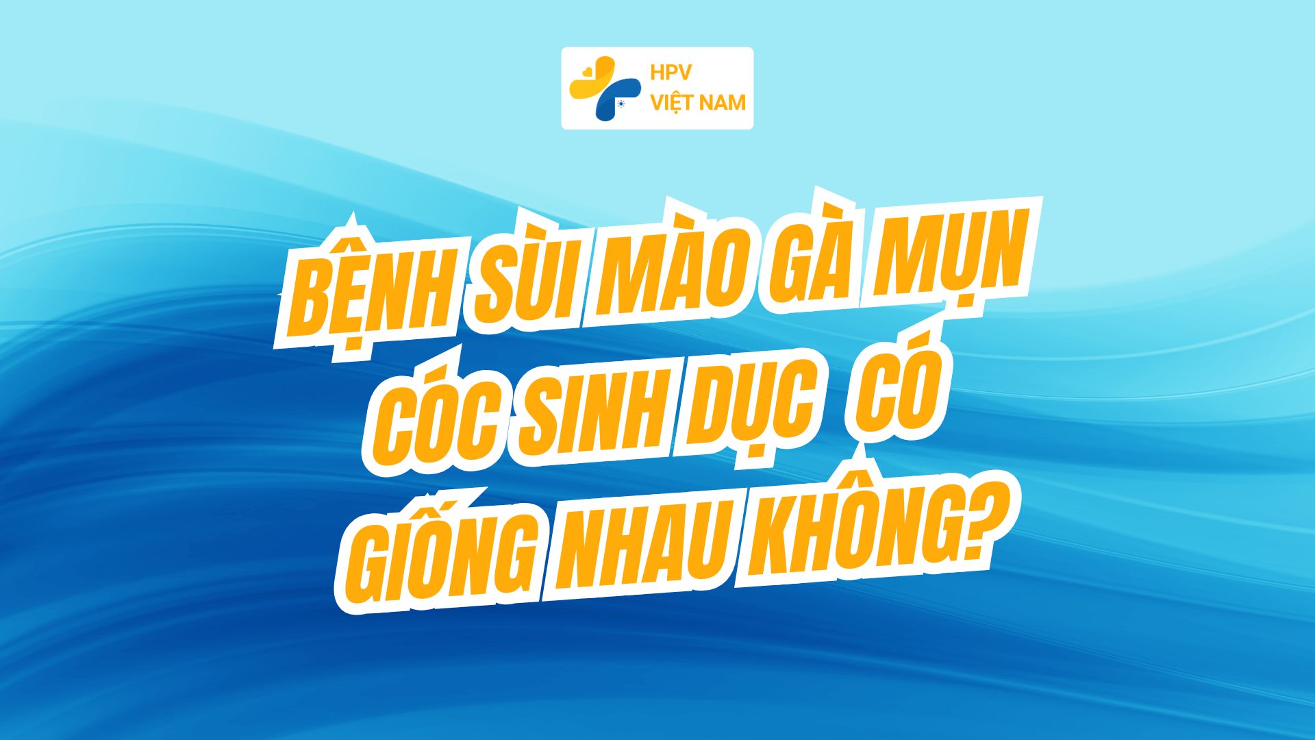 bệnh sùi mào gà mụn cóc sinh dục có giống nhau không?