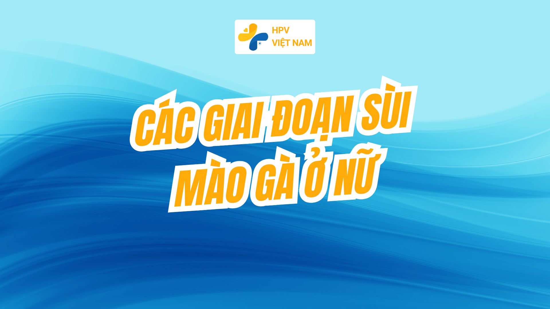 Các giai đoạn sùi mào gà ở nữ