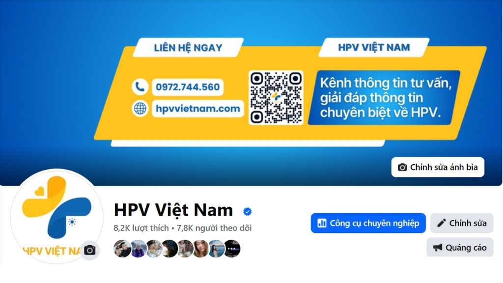 Fanpage Facebook HPV Việt Nam