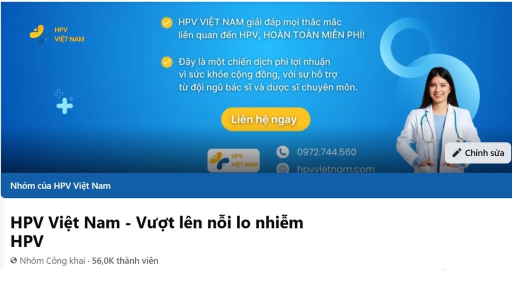 Group HPV Việt Nam - Vượt lên nỗi lo nhiễm HPV