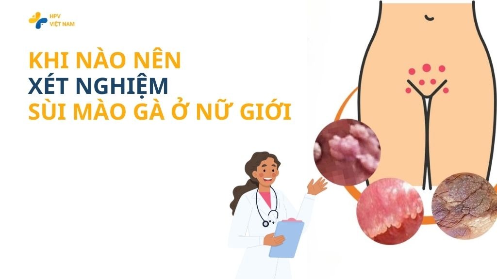 Khi nào nên xét nghiệm sùi mào gà ở nữ giới