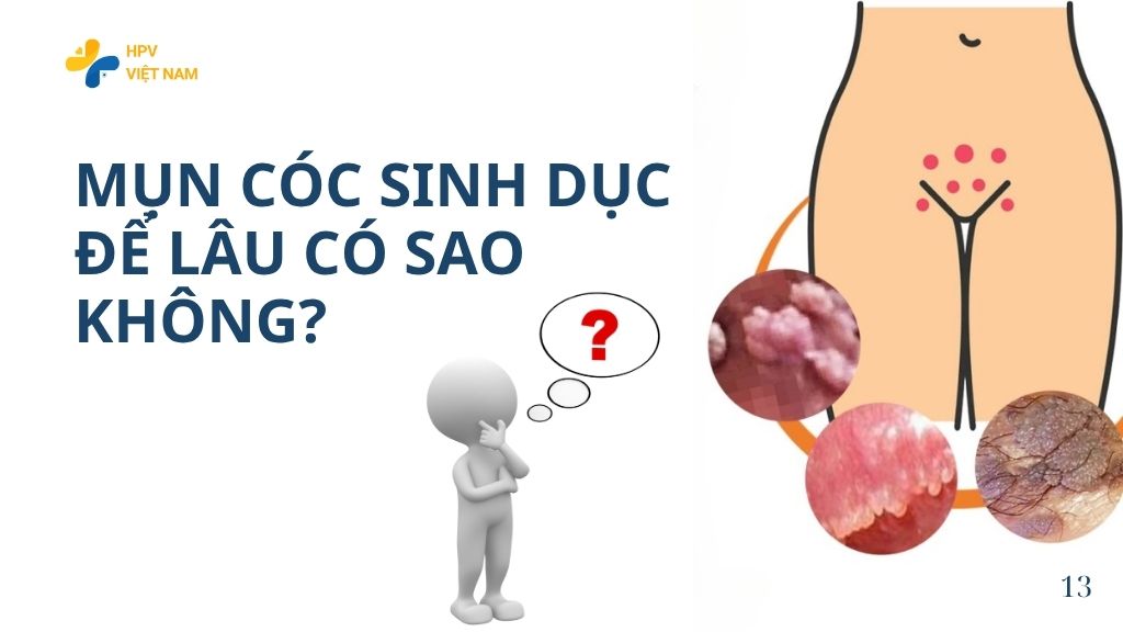 Mụn cóc sinh dục để lâu có sao không