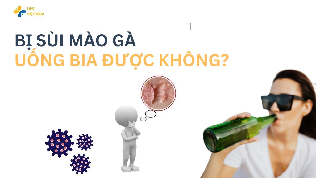 Sùi mào gà uống bia được không?