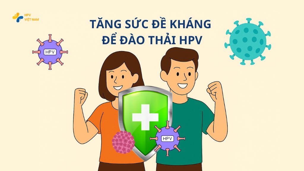tăng sức đề kháng để đào thải virus hpv